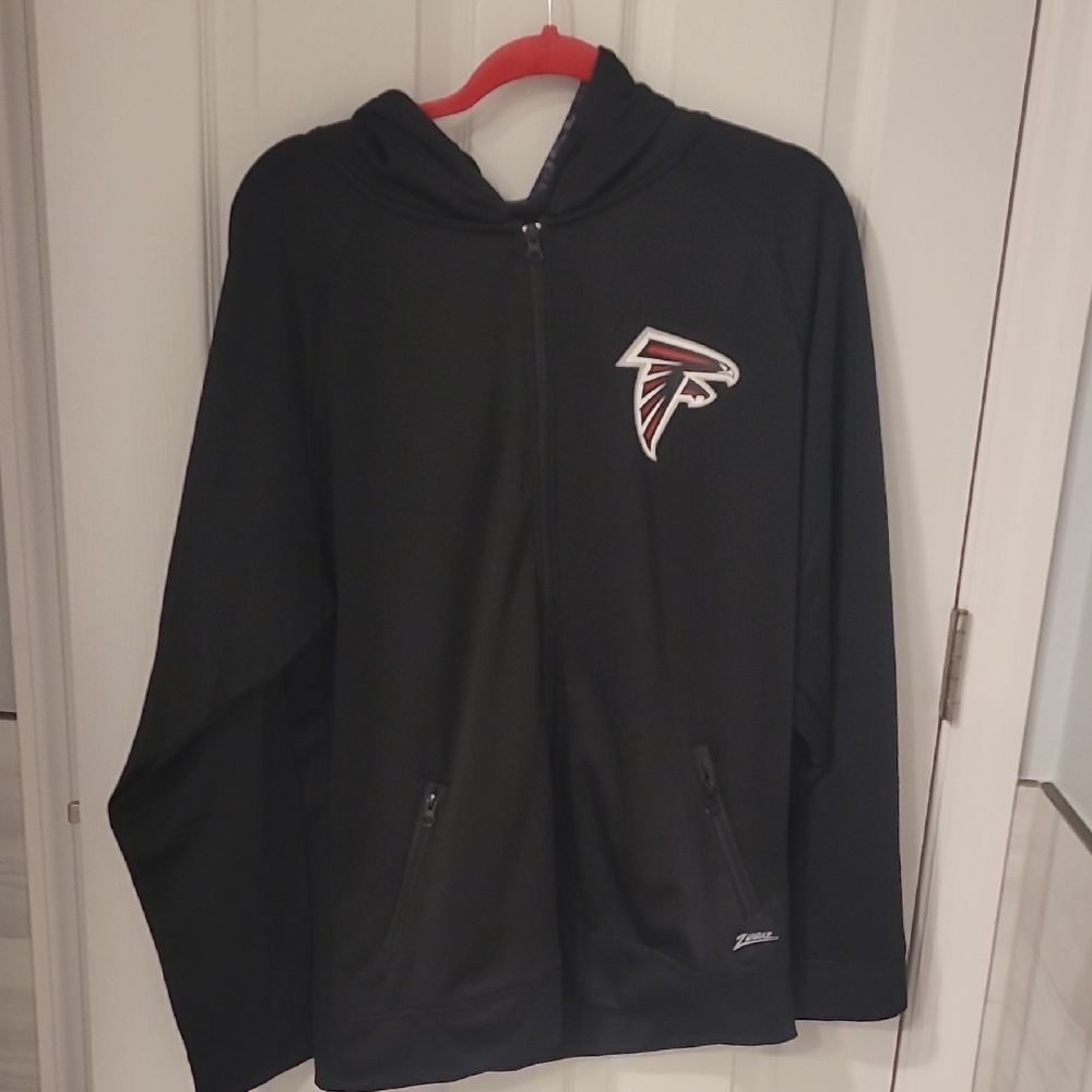 NFL Atlanta Falcons Black Hoodie with Team Logo
